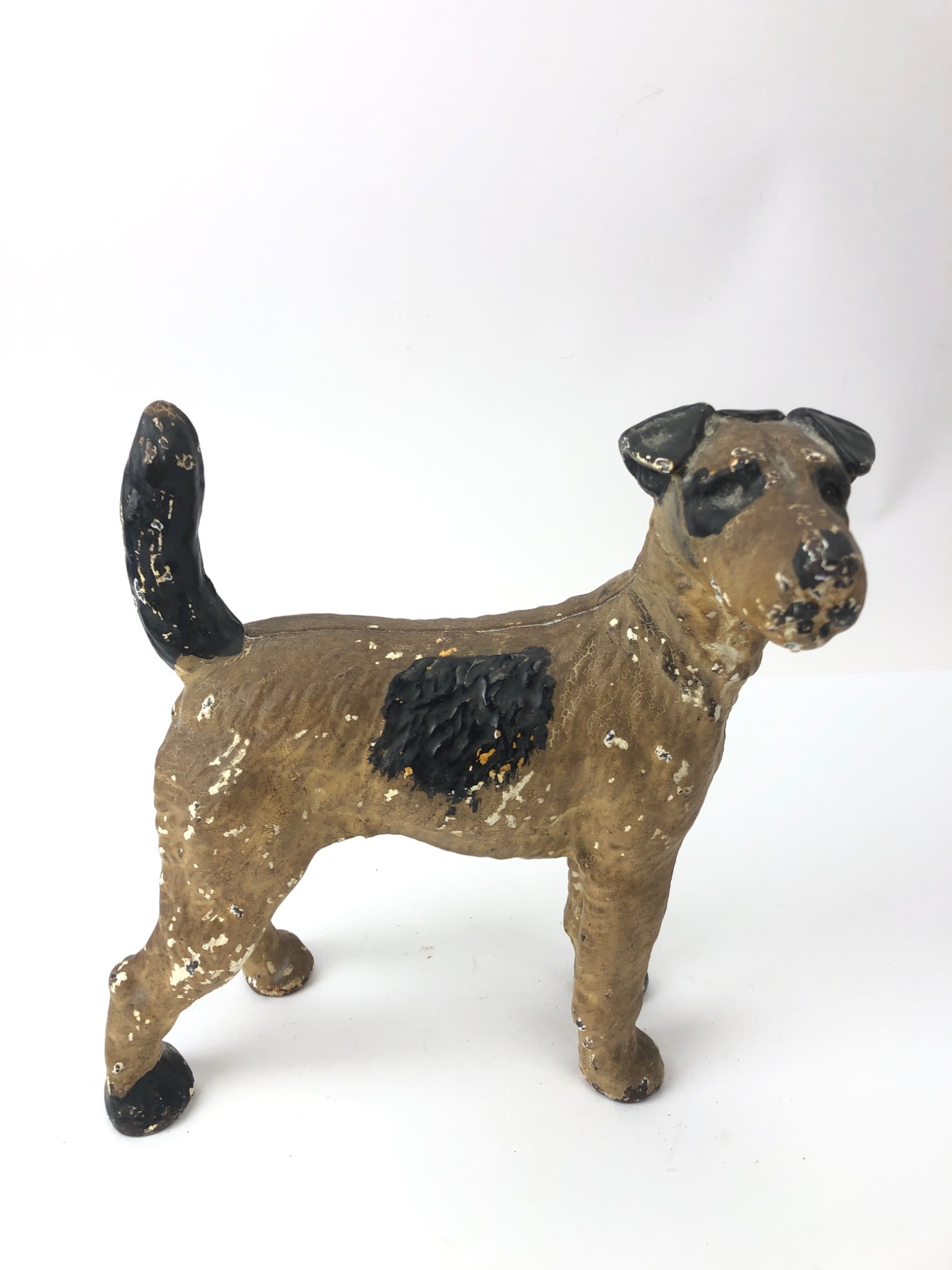 Cast Iron Fox Terrier Dog Doorstop (1 of 6)