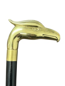 Brass Eagle Head Walking Cane
