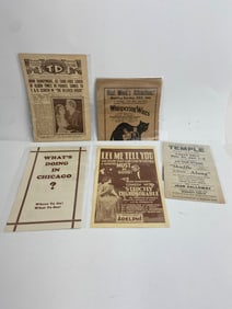 Collection Of Vintage Theater Ephemera