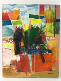 Abstract Signed Original Canvas Art