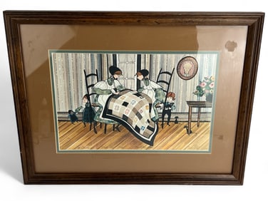 Framed Print By P. Buckley Moss