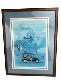 Framed Print By P. Buckley Moss