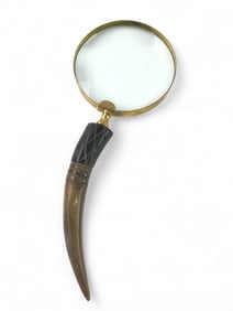 Antique Stag Antler Handle Magnifying Glass