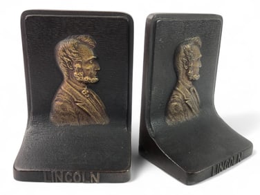 Antique Bradley & Hubbard Cast Iron Bookends