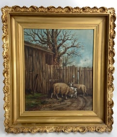 Framed Signed J.Chrysler Artwork