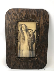 Wood Framed Photo Of Woman