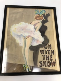 On With The Show Framed Artwork