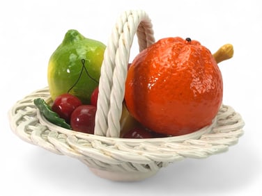 Bassano Made Italy Ceramic Fruit Basket