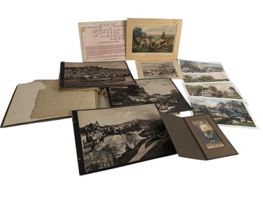 Currier And Ives Lithographs And Lahn Album