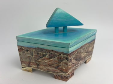 Robinson-Hays Studios Painted Resin Box