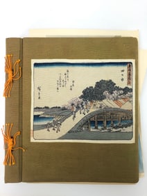 Vtg Scrapbook Of Art Prints And More