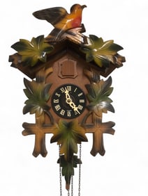 German-Made Cuckoo Clock With Weights