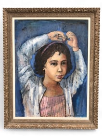 Evelyn Brackett Signed Oil On Board