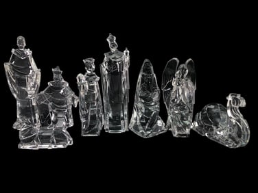 Waterfall Roman Acrylic Nativity Set 8 Pieces