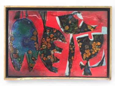 MCM Enamel On Copper By Sherry Schrut