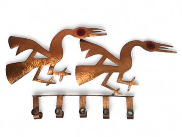 Mid Century Style Copper Wall Art Set