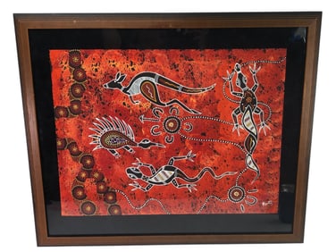 Signed Maurzy Aboriginal Painting