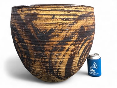 J.T. Abernathy Signed Large Pottery Vase