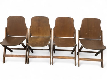 4 American Seating Folding Chairs