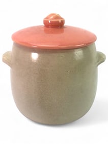 Rare McCoy Salmon Pink Bean Pot
