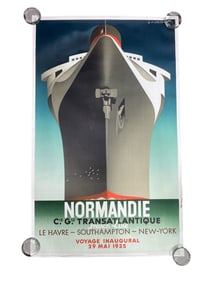 Normandie French Line Poster By Cassandre