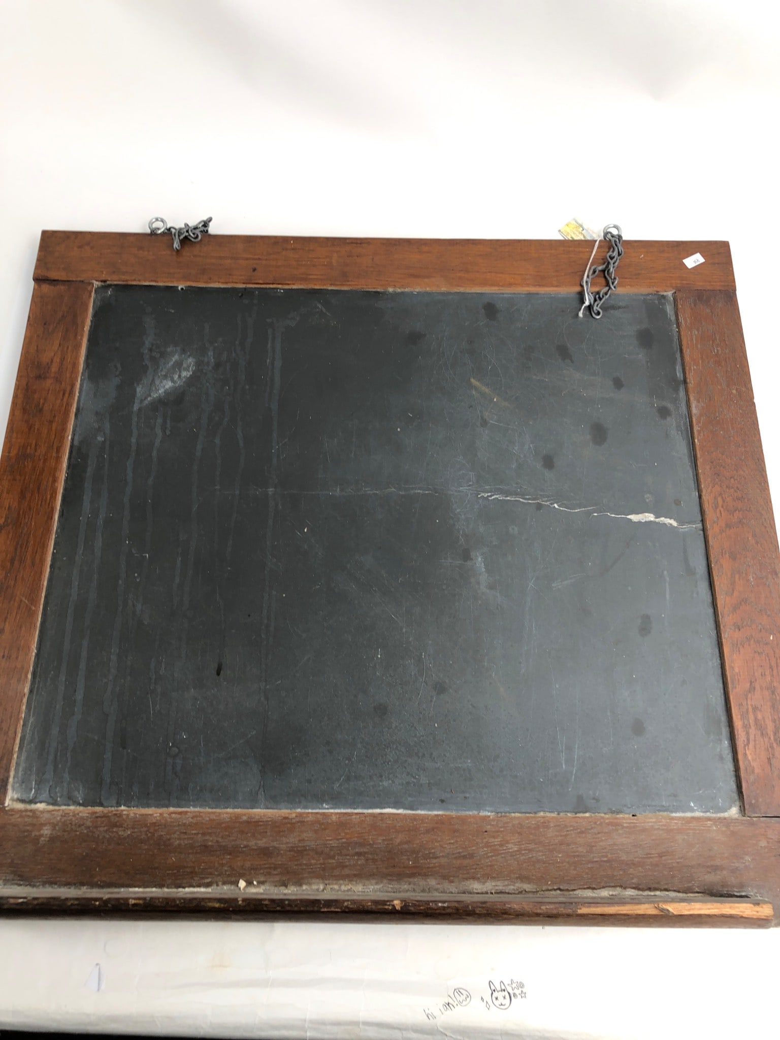Antique Framed Slate Chalkboard (1 of 4)