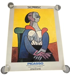 Picasso Le Trempli Exhibition Poster
