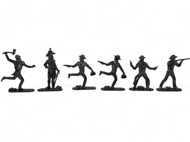 6 MetalCowboy Figures