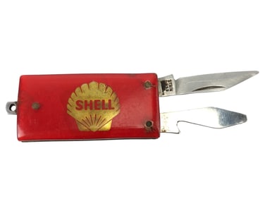 Shell-Branded Pocket Knife