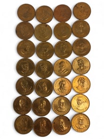 28 U.S. Presidential Coins