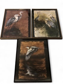 3 Monica Stobie Heron Prints