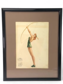 1940 Varga Esquire Calendar Pin-Up Girl