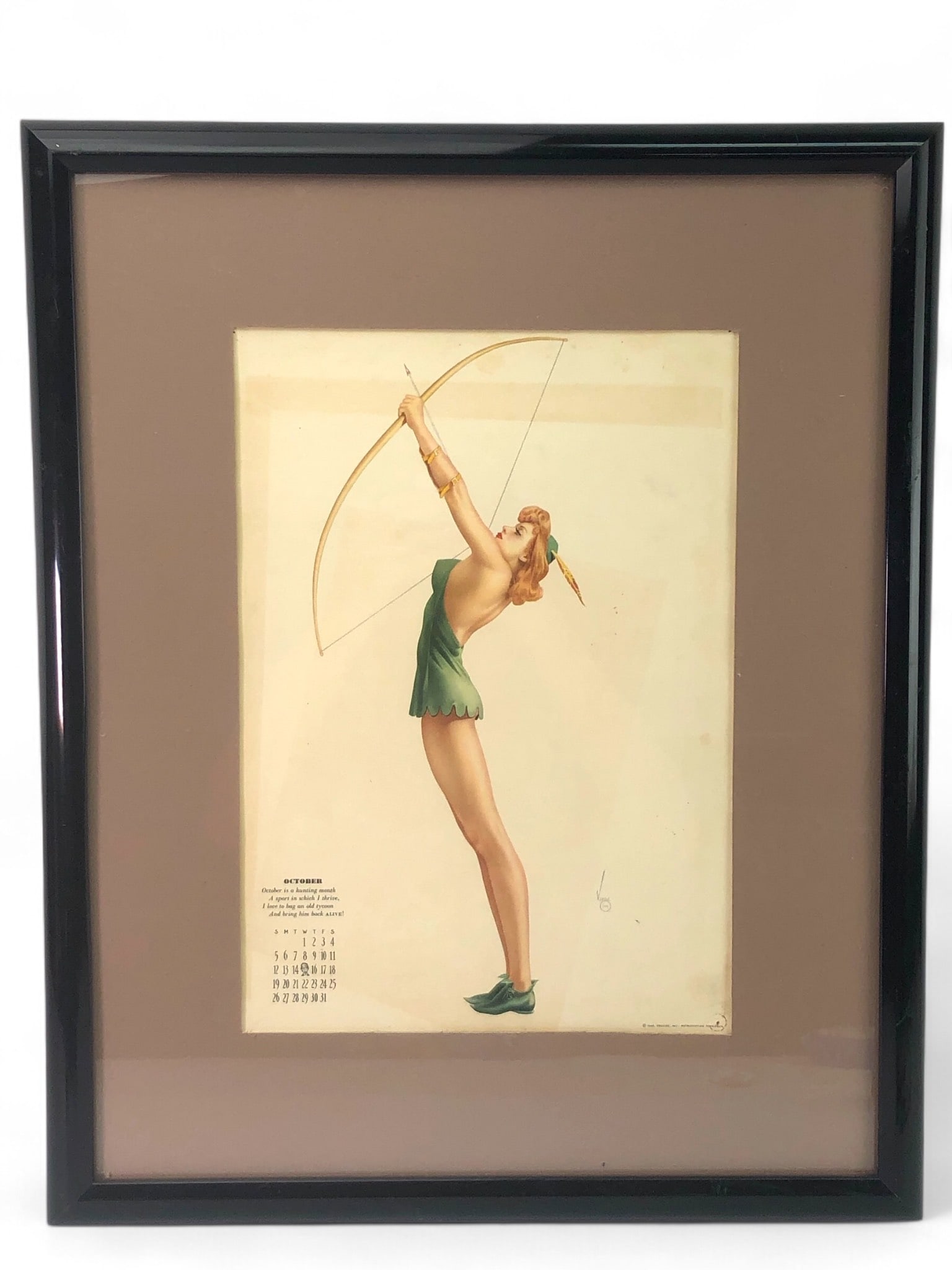 1940 Varga Esquire Calendar Pin-Up Girl (1 of 7)