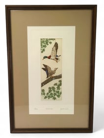 Judith Hall Hand-Colored Etching