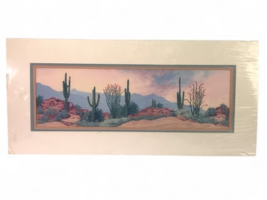 JTE, Desert Landscape Limited Edition Litho