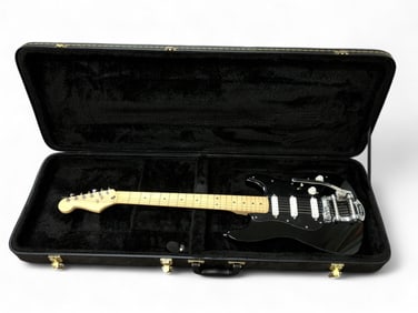 Modified Squier Stratocaster Guitar w Bigsby