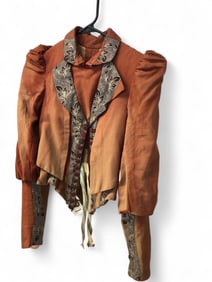 Brown And Black Tailored Waistcoat