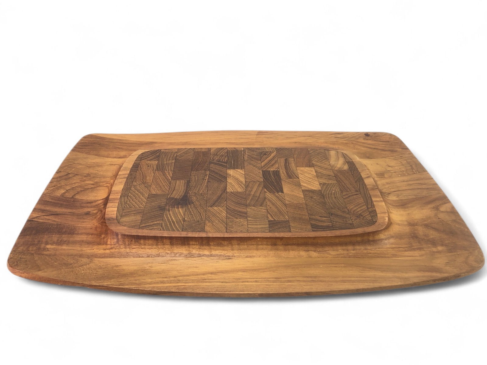 MCM Jens Quistgaard Dansk Teak Charcuterie Board (1 of 8)