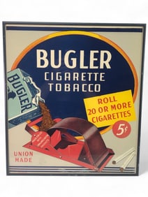 Bugler Cigarette Tobacco Advertising Sign