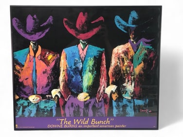 Downe Burns, The Wild Bunch Framed Print
