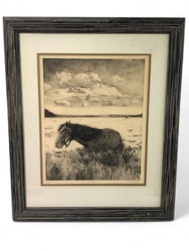 S. McGinnis Signed & Numbered Meadow Etching