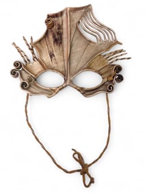 Leather Mask Signed By Bia Artur Eva Pines