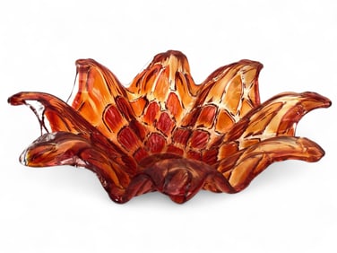 Murano-Style Italian Art Glass Bowl