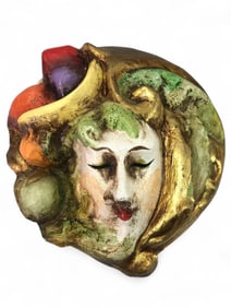Signed Venetian 03 Paper Mache Mask