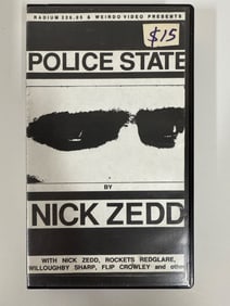 Police State VHS By Nick Zedd
