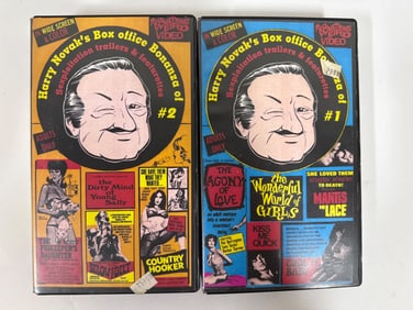 Harry Novak"s Box Office Bonanza VHS Set