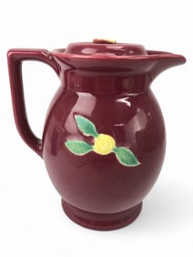 Rare 1930s Coors Pottery Rosebud Pitcher