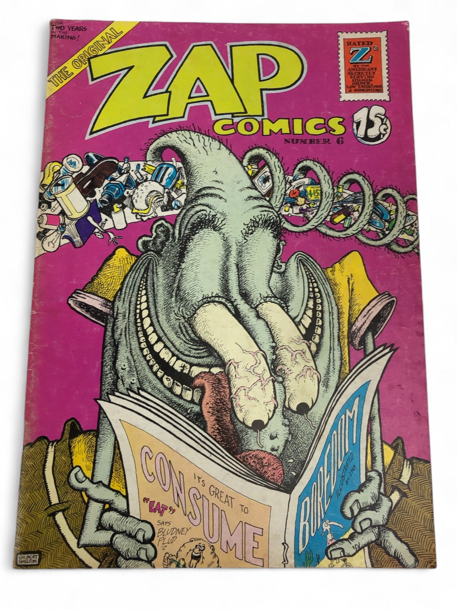 Zap Comics #6 2nd Printing By Robert Crumb (1 of 4)