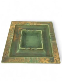 MCM La Mirada Green & Gold Ashtray