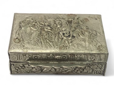 Made In Italy Metal Pill Box